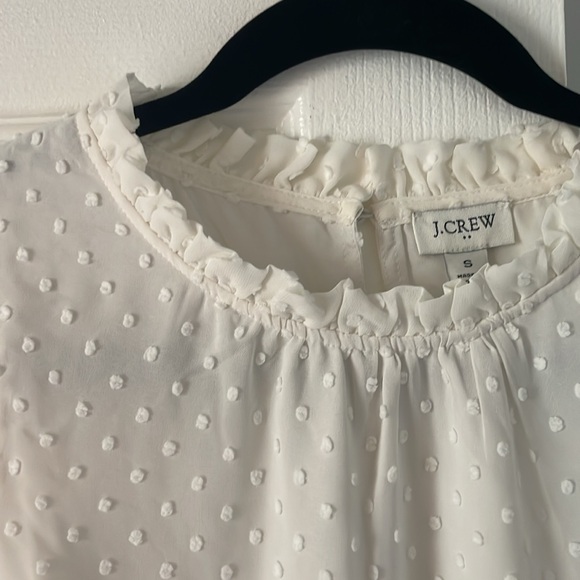 NWT j crew white blouse size small - Picture 3 of 6